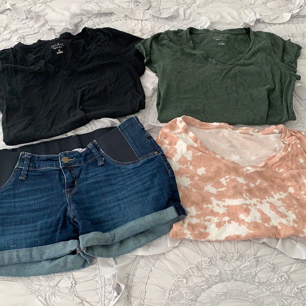 Isabel Maternity jeans and T-shirt  lot